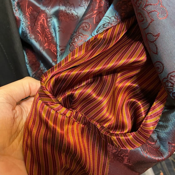 Ted Baker Endurance Gunmetal Gray Wool Sportscoat Blazer Jacket 40L - Picture 10 of 10